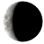 Waning Crescent, 24 days, 12 hours, 40 minutes in cycle