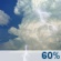 Monday: Showers And Thunderstorms Likely
